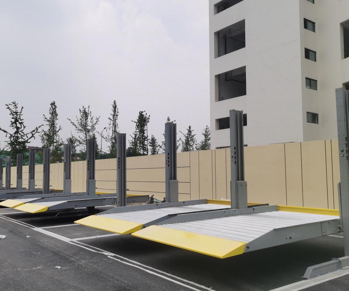 新津雙層升降式機(jī)械式立體車庫(kù)租用