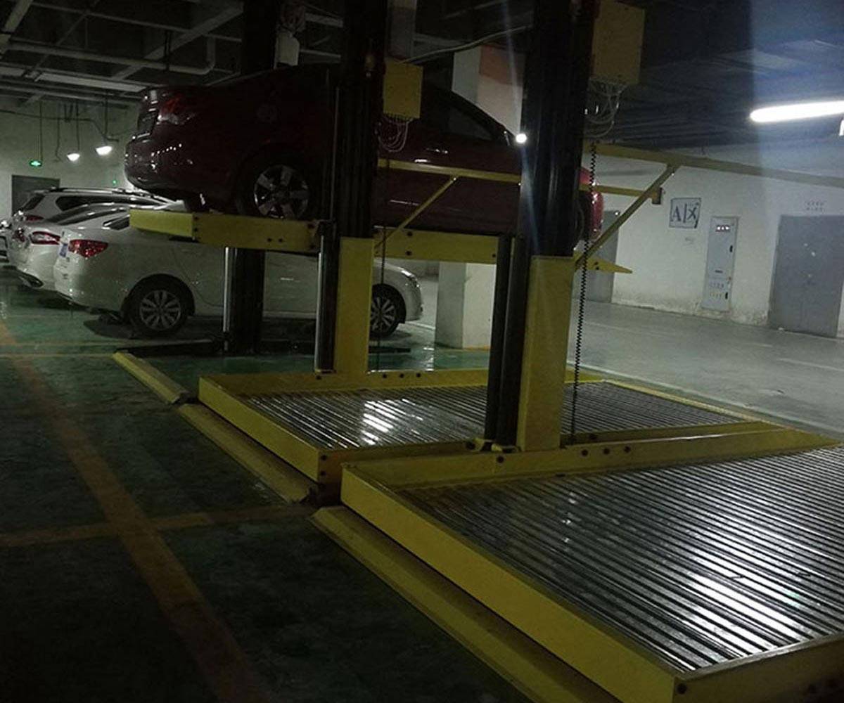 雙流四柱升降式立體停車位短租