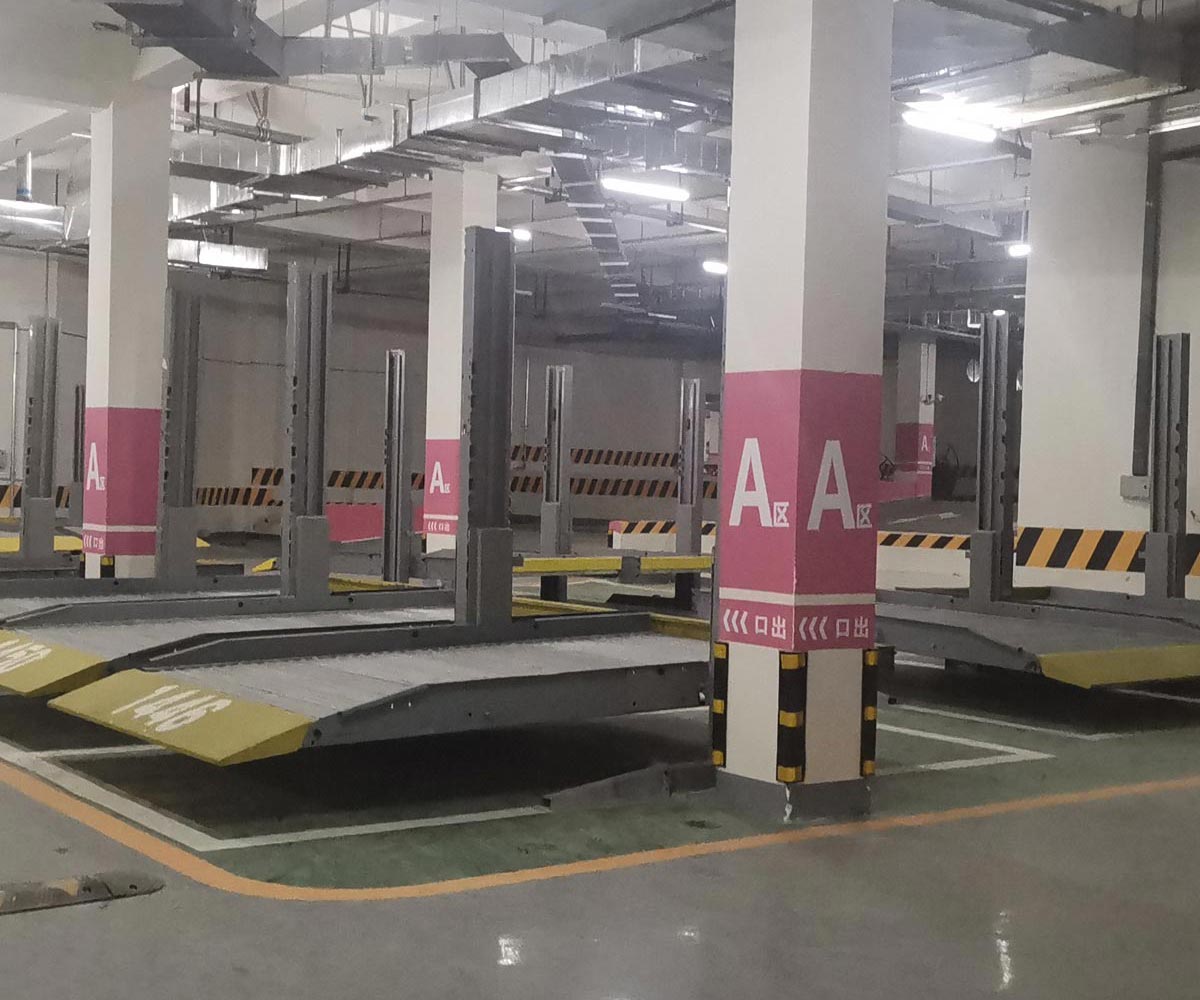 冕寧4柱立體停車庫過驗收