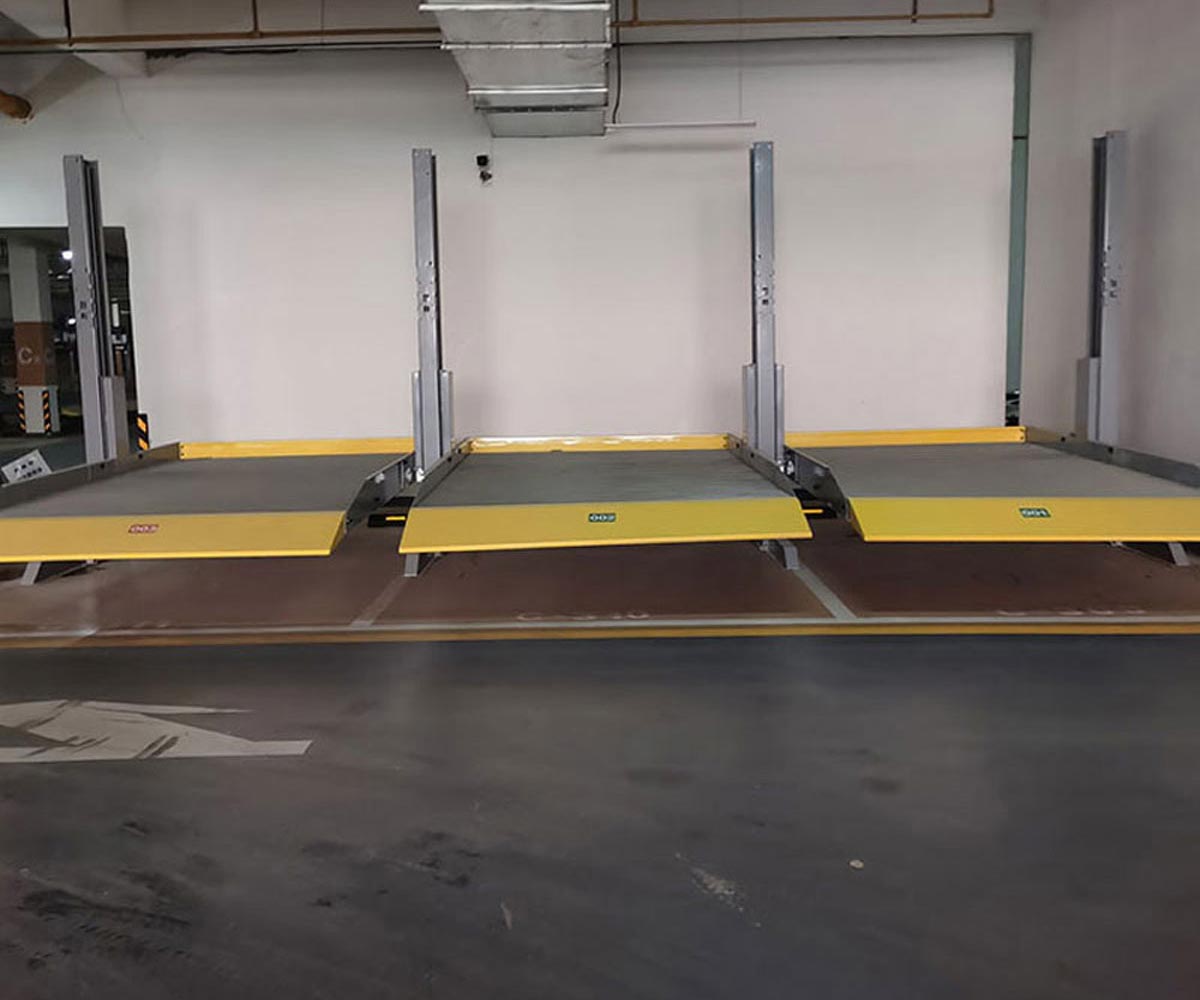 峨眉山雙層機械式立體車庫過規劃