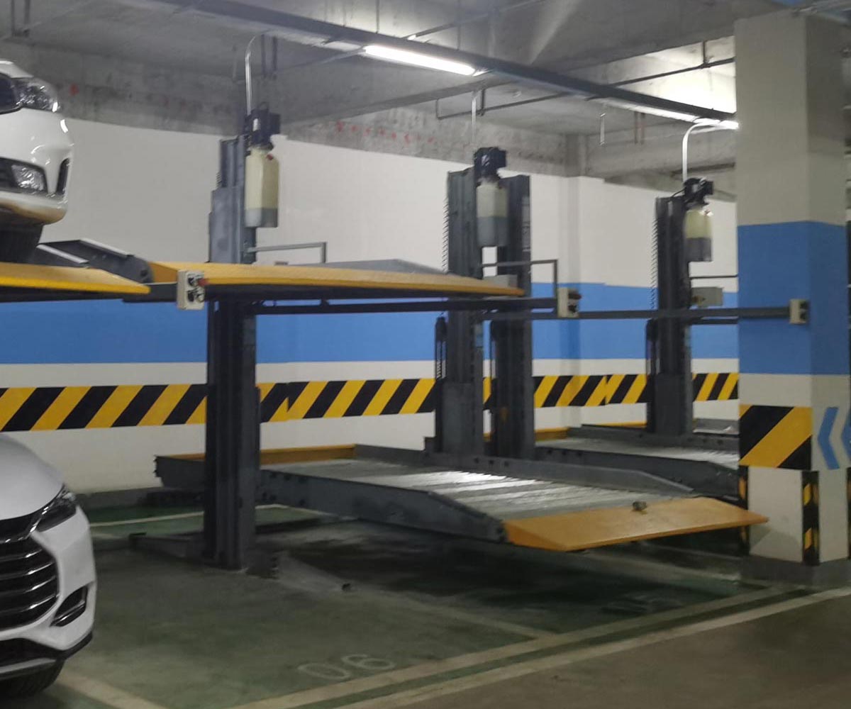 鹽源兩柱簡易類立體停車位過規劃