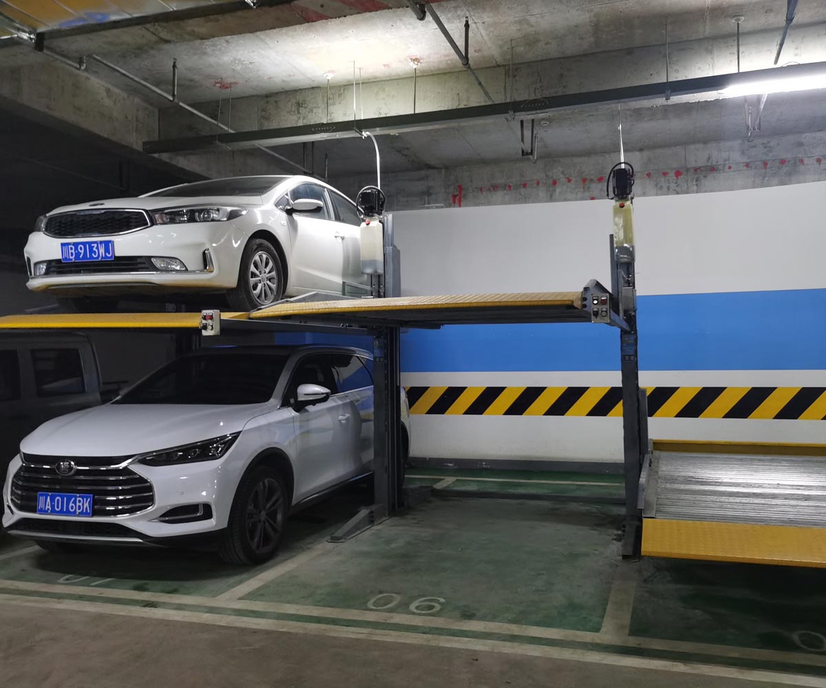 雙層簡易式機(jī)械立體車庫