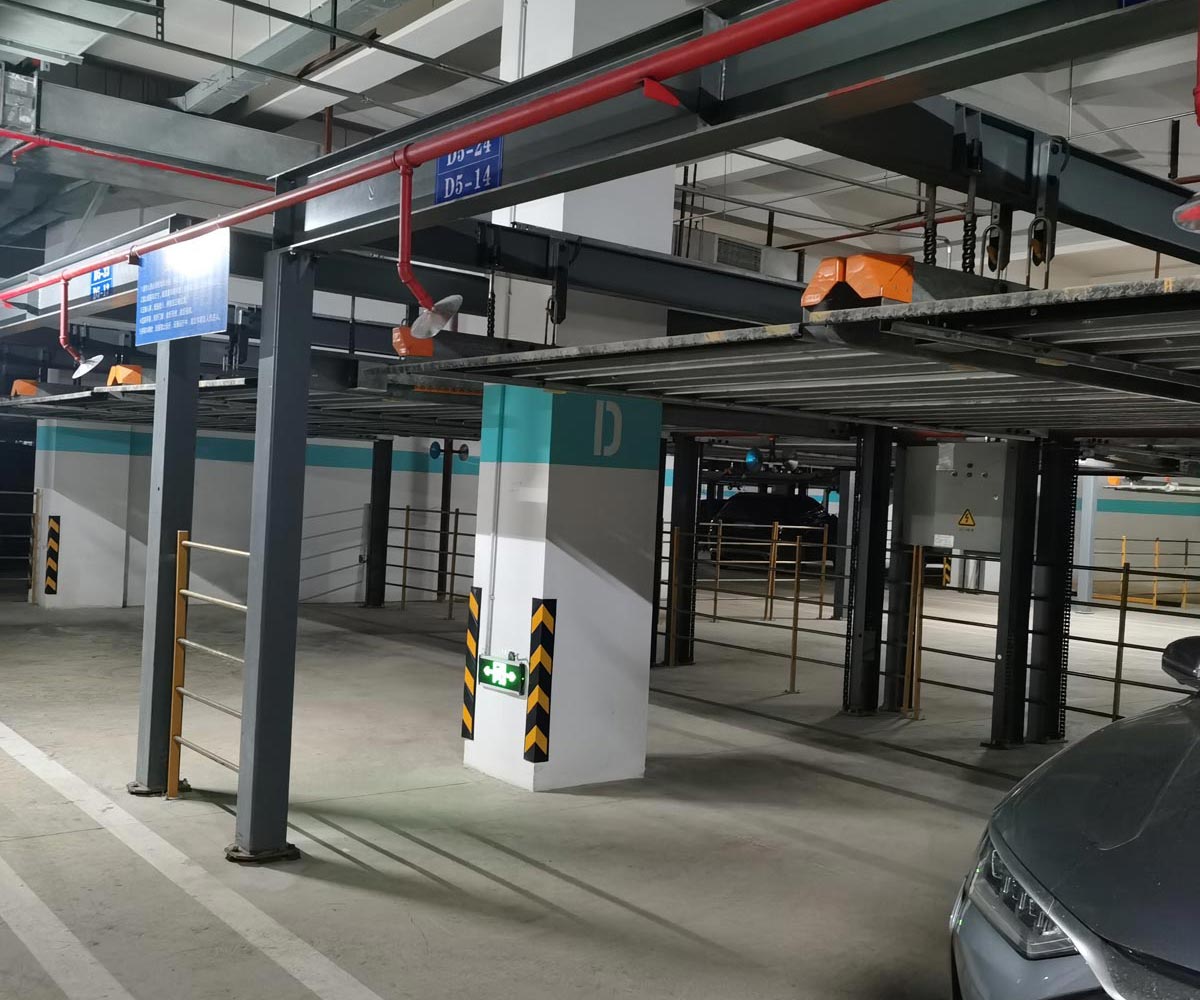 大邑二層簡易類立體車庫停車設備