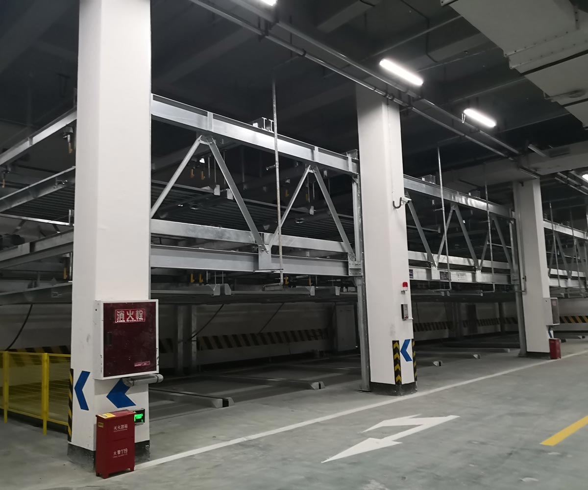 PSH3-D1三層帶一層地坑升降橫移立體車庫